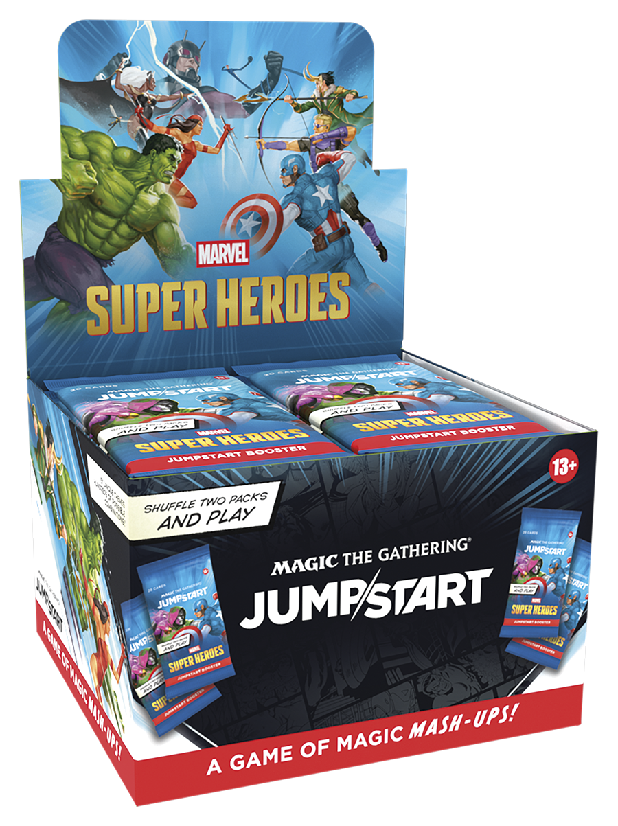 Magic the gathering Marvel super heroes jumpstart booster box 1 Magic the gathering Marvel super heroes jumpstart booster box