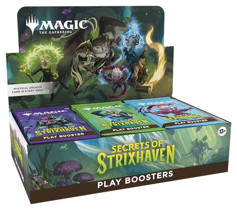 Magic The Gathering Secrets Of Strixhaven play booster box 1 Magic The Gathering Secrets Of Strixhaven play booster box